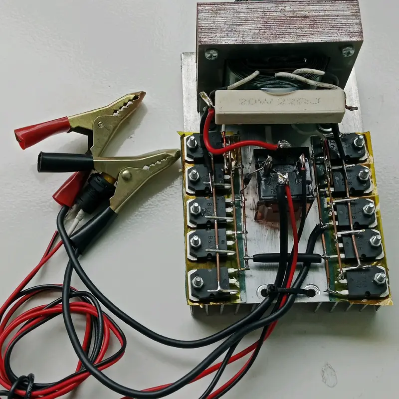 MESIN INVERTER 10 transistor 1