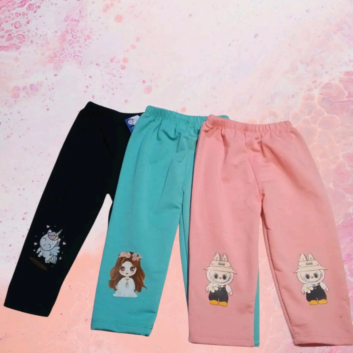 Celana Legging Anak Karakter Soft Premium 0-10 Tahun - Fashion Cantik Anak Perempuan Bayi - Anak-Anak Laki-Laki