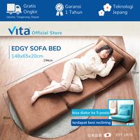 Gambar Maxi Sofa Bed - Japan Quality - Abu-abu dari Vita Foam Kab. Tangerang 4 Tokopedia