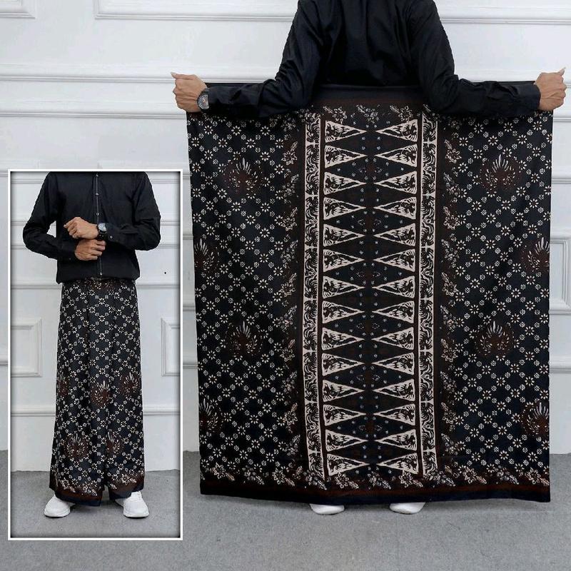Sarung dewasa sarung santri sarung print motif batik sarung polymicro Muslim 5