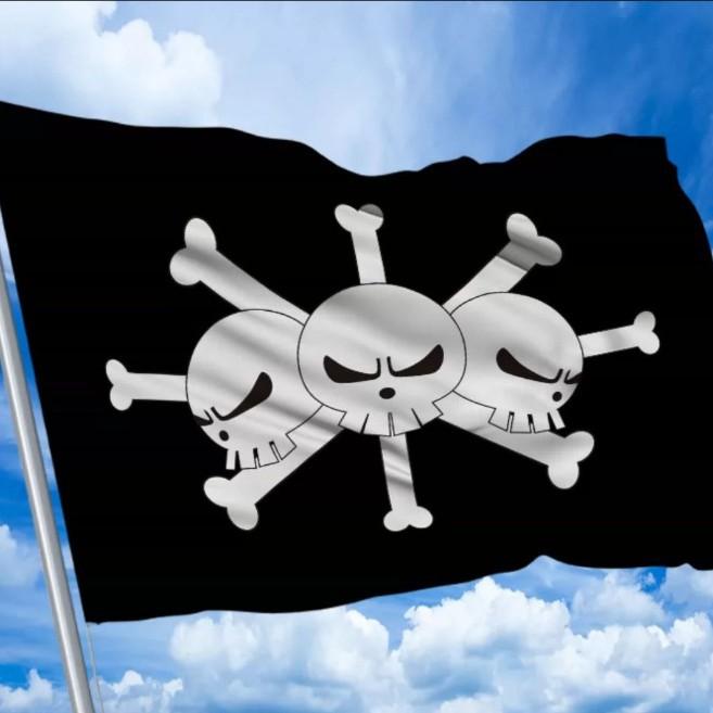 Bendera One Piece Terbaru 2026 Kain Bendera Luffy Besar Kecil Printing HD One Piece Ukuran 90x60 & 150x90cm Bendera One Piece 5 Model Satin Polyester Bendera One Piece