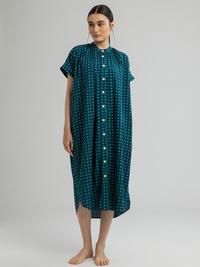 Gambar Daster Wanita Katun Ecovero | SARE studio Sleepwear OBI Loose Dress in Tosca Dadu - XL dari SARE Studio_NEW Kota Administrasi Jakarta Selatan 1 Tokopedia