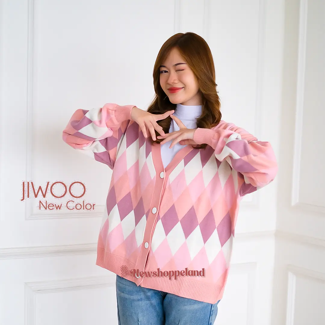 NEWSHOPPELAND - Jiwoo Oversized Cardigan