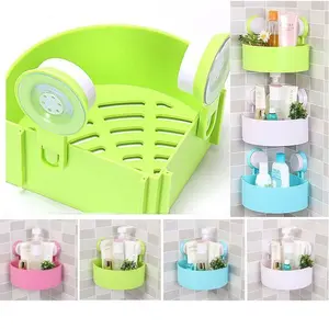 Rak kamar Mandi Sudut Siku Tempel Keramik Tempat Penyimpanan Sabun Odol Rak Praktis