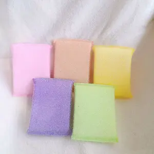 Spons Cuci Piring Busa Cuci Piring Sabut Gosok Warna Cerah untuk Keperluan Anda