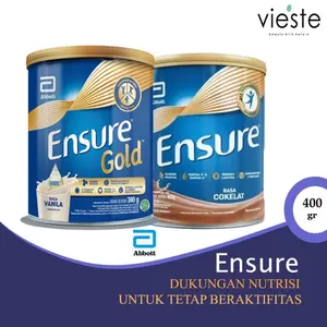 Abbott Susu Ensure Gold & Cokelat 400gr Dukungan Nutrisi Untuk Tetap Beraktifitas