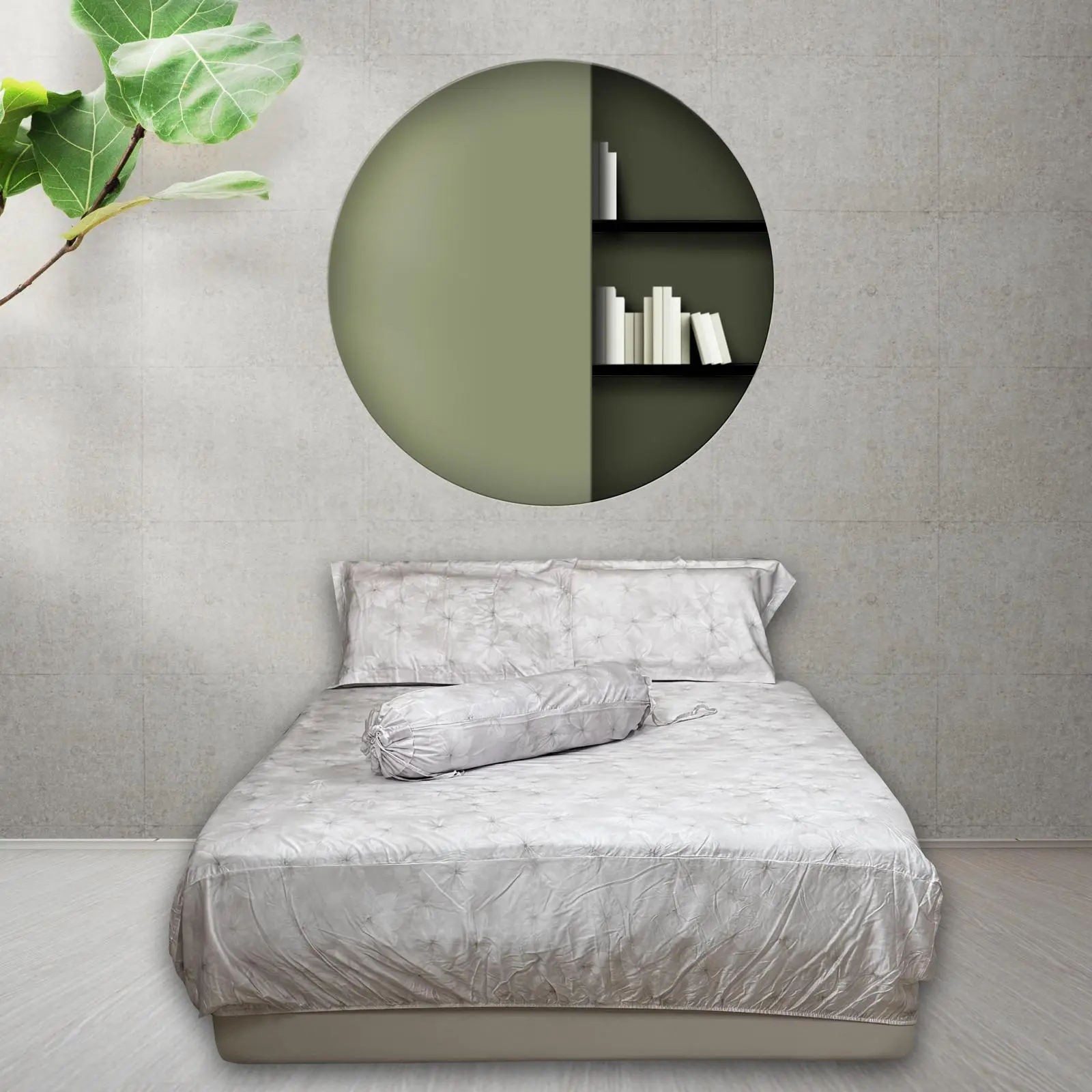 A28 2000TC 100% Tencel WHITE FLOWERS ON WHITE Bedsheet Sets By LC Homes