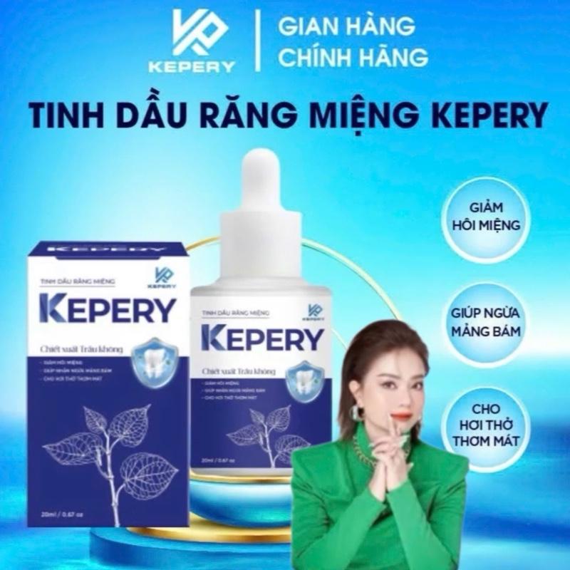 Serum khử hôi miệng KEPERY - Tinh dầu thơm miệng -Xịt thơm miệng- Hỗ trợ làm thơm vòm miệng sạch nướu sạch răng giảm mảng bán trên răng và hỗ trợ giảm đau răng 20ml