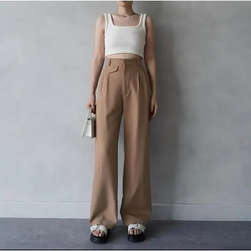 Oro pants Loose Pants Trouser Wanita Celana Anti Kusut Celana Kulot Wanita Panjang Basic Katun Woll Premium celana korean style 4