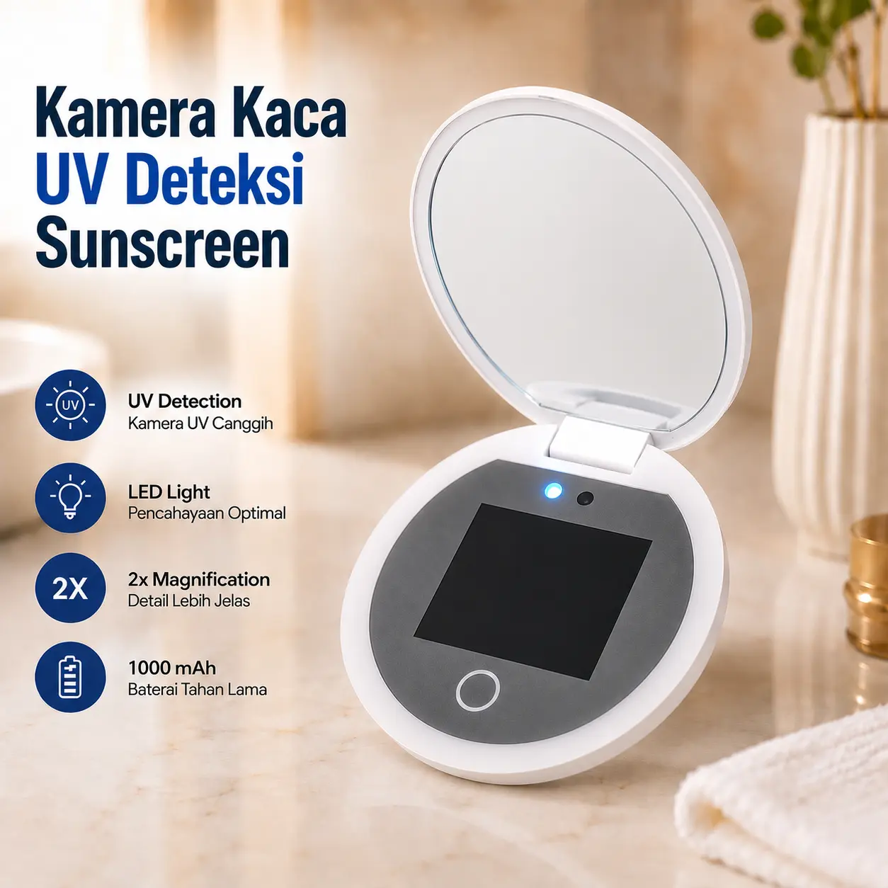 YUANE Kamera Kaca UV Deteksi Sunscreen Mirror Testing Camera - TJ001