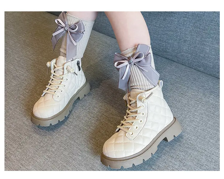 Juragan Junior [COD]CHARLOT Sepatu Boots anak Perempuan Import 26-36 Usia 2-10Tahun 4