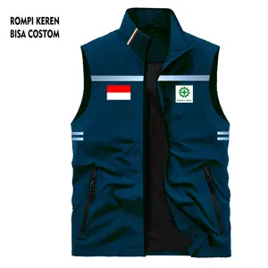 Harga Turun !!! Rompi Safety K3 Proyek Kerja Lapangan Outdoor Premium Bisa Custom