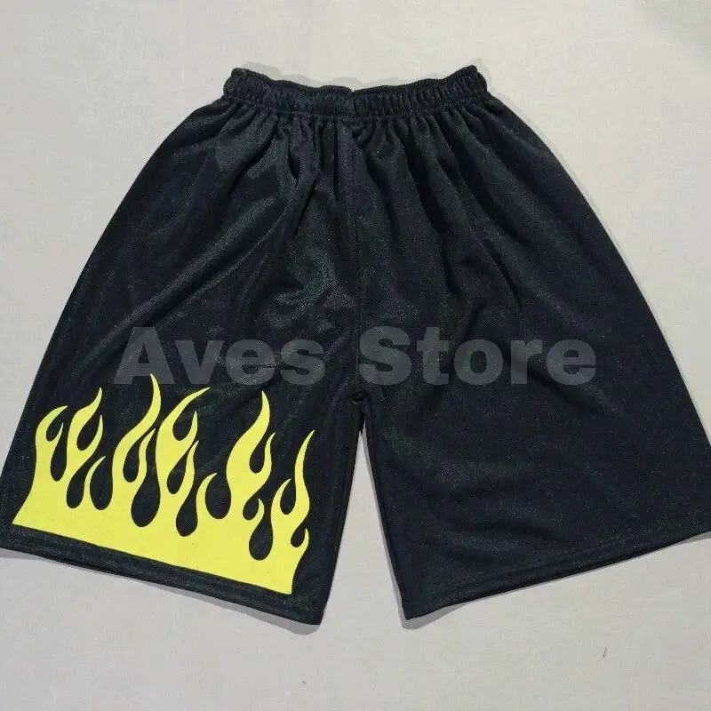 paket 5pcs Pendek Motif Api Celana pket 50Rbu 5pcs  yang cocok banget dipakai harian santai dirumah ataupun Hitam Dewasa Boxer Shorts Wanita 2