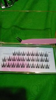 Product Review of [TANPA LEM] BAISISI Bulu Mata Palsu Individual Lashes Z11 Korean Segmentasi + FREE TWEEZER | eyelash extension | Douyin Lashes | Eye Make Up from 은**차 0