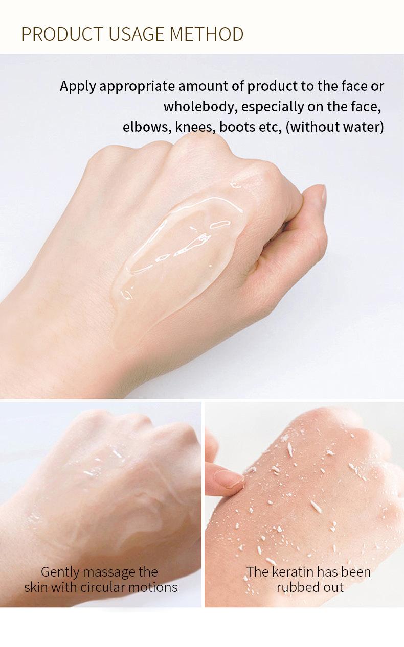 Product Introduction of Face Scrubs & Peels 100g Orange Enzymes Exfoliating Brighten-ning Gel High Activity Mild Exfoliation Soft and Smooth Face 7