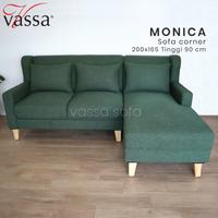 Gambar Sofa Corner Monica Sofa L Sudut Sofa L Minimalis By Vassa dari Vassa Sofa & Home Kab. Bogor 4 Tokopedia