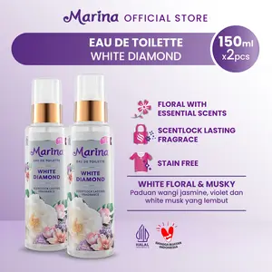 Marina Value Pack White Diamond Eau de Toilette 150 ml / 2 PC - Exp : 03.2027