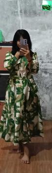 Product Review of [Ready Stock] FADFAD Gaun Rok Panjang Sedang Lengan Panjang Bermotif Cantik Gaya Modis from b**r 0