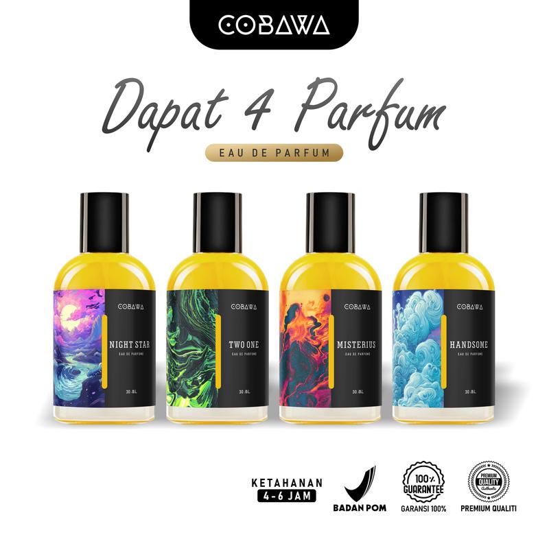 Product Introduction of DAPAT 4 PARFUM BEST SELLER Cobawa Eau De Parfum 30 ml Parfum Pria Tahan Lama 19