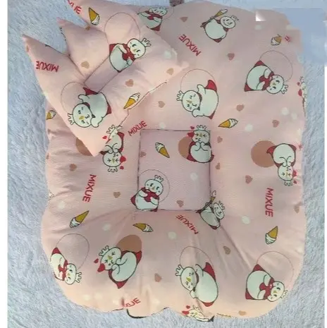 Sofa Bayi Full Silikon Motif Karakter Multifungsi  Tidur Empuk Newborn 3