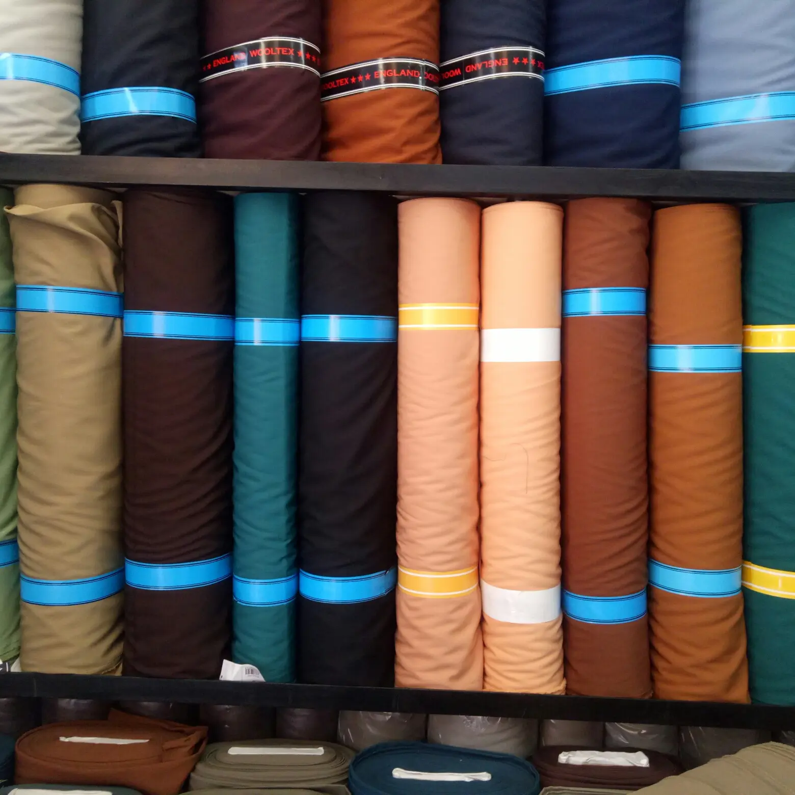Kain Safari Pemda Safari PNS Kantor High Twist Premium - Putih - Blue, Khaki, Abu, Merah, Biru, Black, Hitam, Hijau, Seragam, Coklat