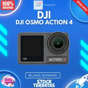 DJI Osmo Action 4 - Action Camera 1/1.3-inch Sensor Kamera Lens Foto Wifi