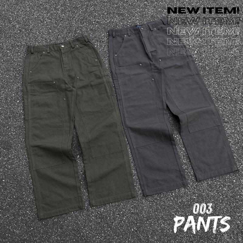 IMP - 003 Pants - Quần Doubleknee vải Heavy Canvas 420gsm đầy dặn form CH phong cách đường phố Nam Menswear