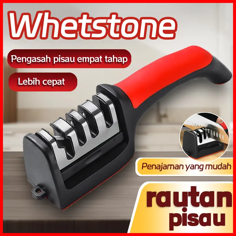 [PGS] Batu asah pisau adalah penolong yang hebat di dapur, membuat pisau lebih tajam. Desain multi guna dan anti selip. Penampilan bergaya, tahan lama dan praktis. Penggilingan halus, cepat dan hemat tenaga kerja, stabil dan andal.