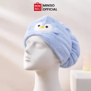 MINISO Soft Series Animal Hair Towel Wrap Handuk Pengering Rambut Halus Daya Serap Tinggi