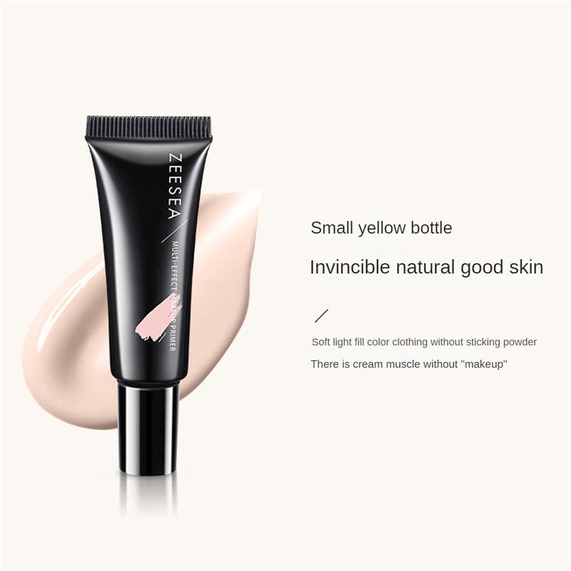 Product Introduction of （Free Gift&NEW）Face Makeup Primer Cream Brighten Contour Color Isolation Waterproof Makeup Foundation Natural Makeup Base Cream 10g + Powder 29
