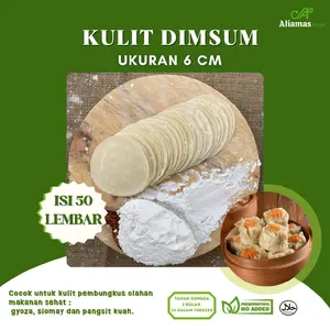 kulit dimsum 6.5 cm isi 100 lembar