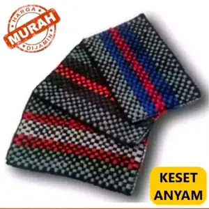 Keset Anyam Berkualitas dengan Bahan yang Baik dan Mudah Menyerap Air Serbaguna Lantai
