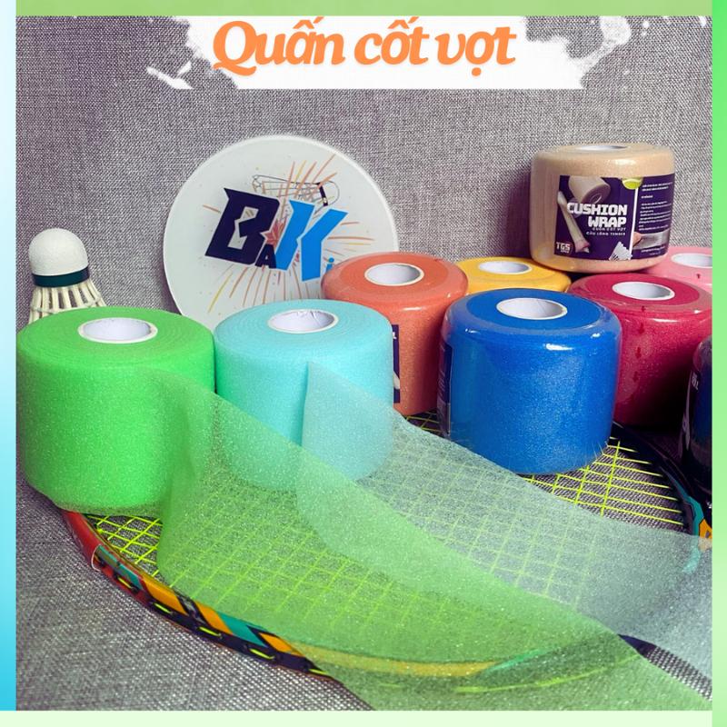Quấn cốt vợt cầu lông tennis Cushion Wrap cuốn cốt lót vợt mềm mại, êm ái, bảo vệ cán vợt Baki Sport