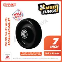 Gambar Nylon Steering Wheel / Roda Hand Pallet Nilon 180mm x 50mm 3 Ton 7" TOYO dari megajaya.co.id Kota Administrasi Jakarta Pusat 1 Tokopedia