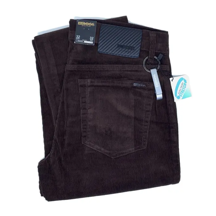 PROMO - CELANA PRIA KODORAY STRETCH ZG BOSS BROWN - REGULAR FIT #CORDUROY
