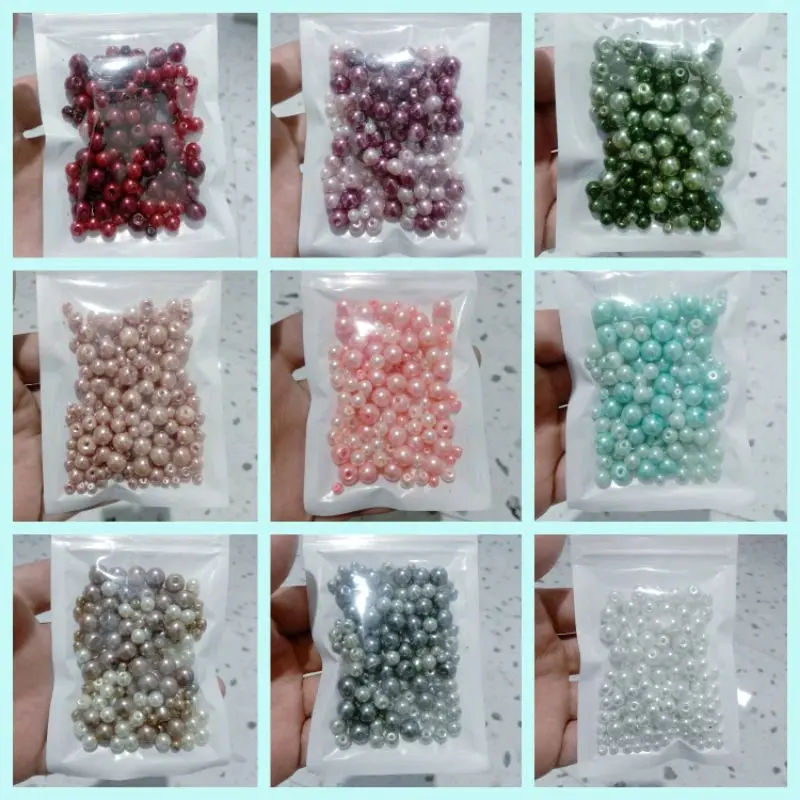 Mutiara mix premium 45gram, payet baju, payet kebaya, payet gaun, dll