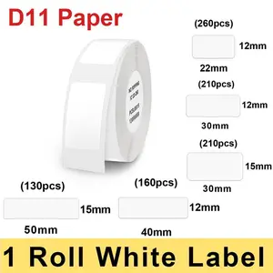 White Color Niimbot D11 Printing Label For Niimbot D11