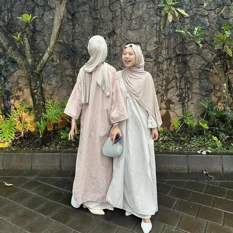 jameela abaya chakira/only outer/abaya outer/outer jameela/abaya chakira/abaya cotton bordir 1