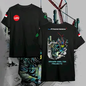 Kaos PT Freeport Indonesia Adhi Premium 24s cotton combed