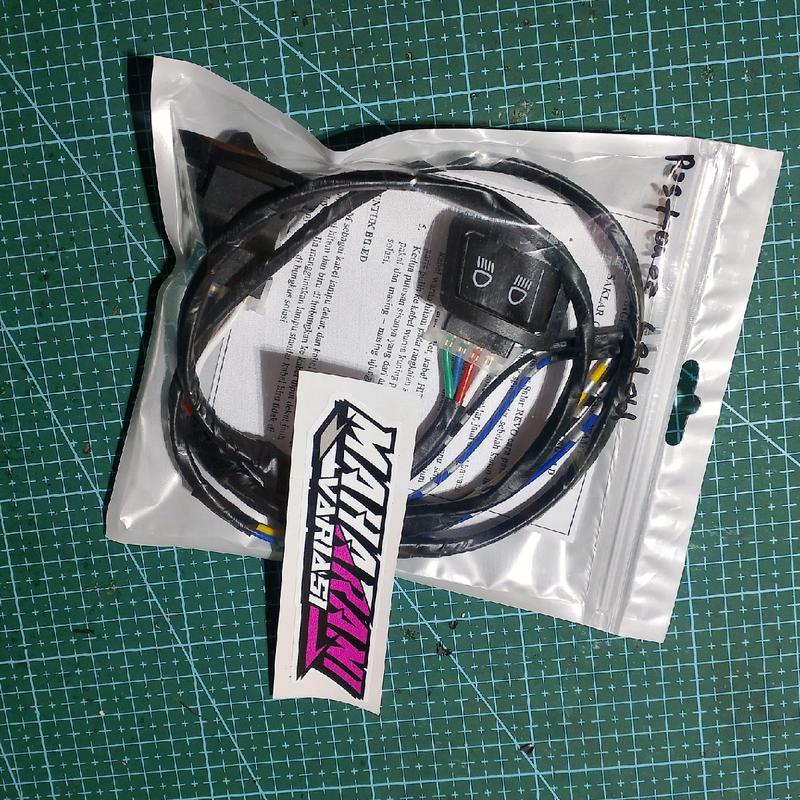 Rangkaian saklar on off dan passbeam vario 125/150 led old 90%PNP 4