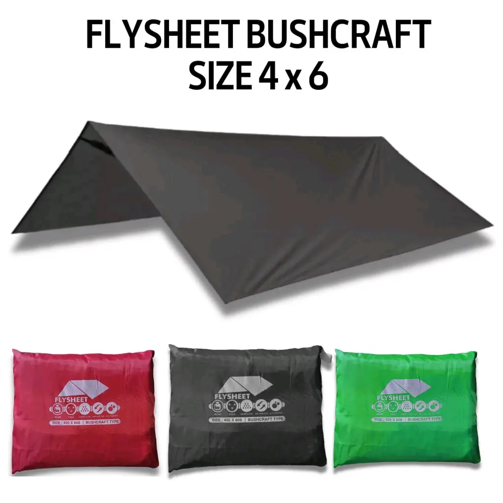 FLYSEET OUTDOOR FLYSEET TENDA TARPTENT UKURAN 4X6 METER FLYSEET TENDA CAMPING WATERPROOF