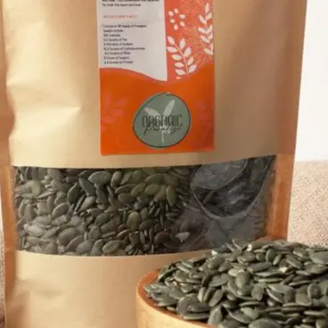 Raw Pumpkin Seeds 1 KG / Kuaci Biji Labu Mentah 1 KG Organic Paradise