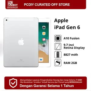 [Bekas][Resmi Diotorisasi oleh Apple] Apple iPad 6 PROMOTERMURAH Resmi Diotorisasi 32GB 128GB Dengan Tab Holder Case Pen Garansi Tahun