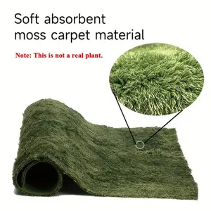 Artificial Moss Carpet for Reptiles Amphibians Soft Absorbent Creates Natural Habitat Note Not Real Plant Easy Maintenance