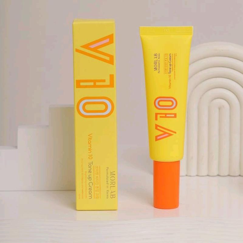 [ETALASE BARU READY SIAP KIRIM] MORLAB TONE UP CREAM V10 VITAMIN COMPLEX EXTRA MENCERAHKAN LEBIH CEPAT 4