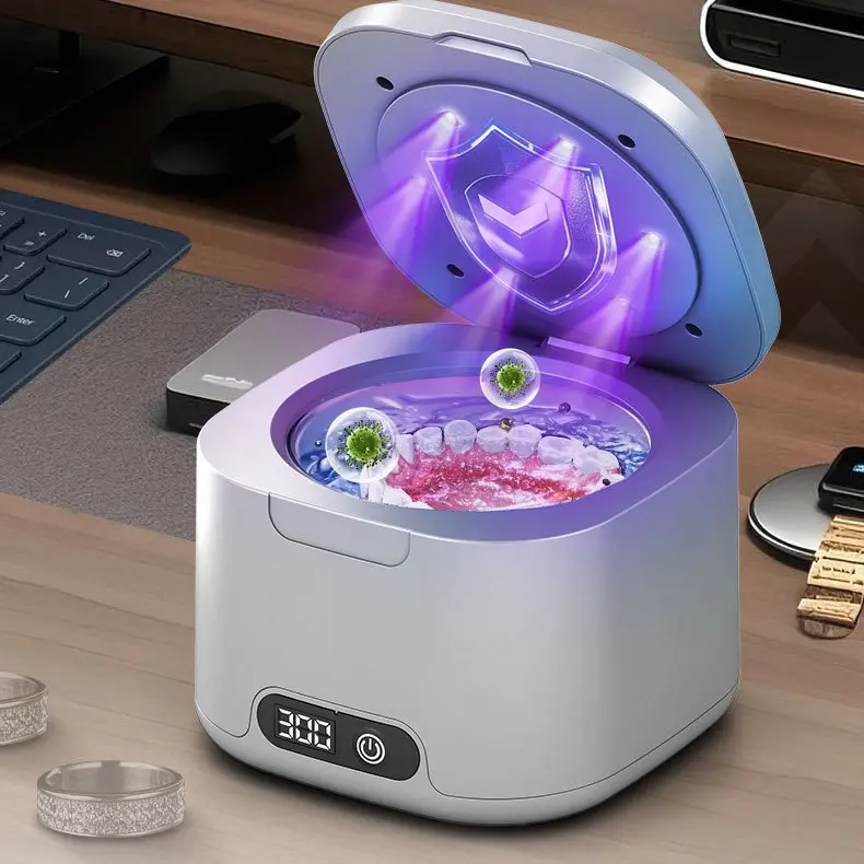 UV Portable Ultrasonic Cleaner Multi-Mode Professional Jewelry, Watch & Dental Cleaner
