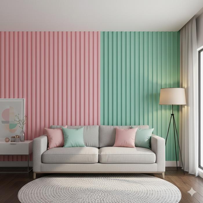 Promo Wall Panel Pink WPC Wallpanel PVC Woodpanel Panel Aksesoris ...