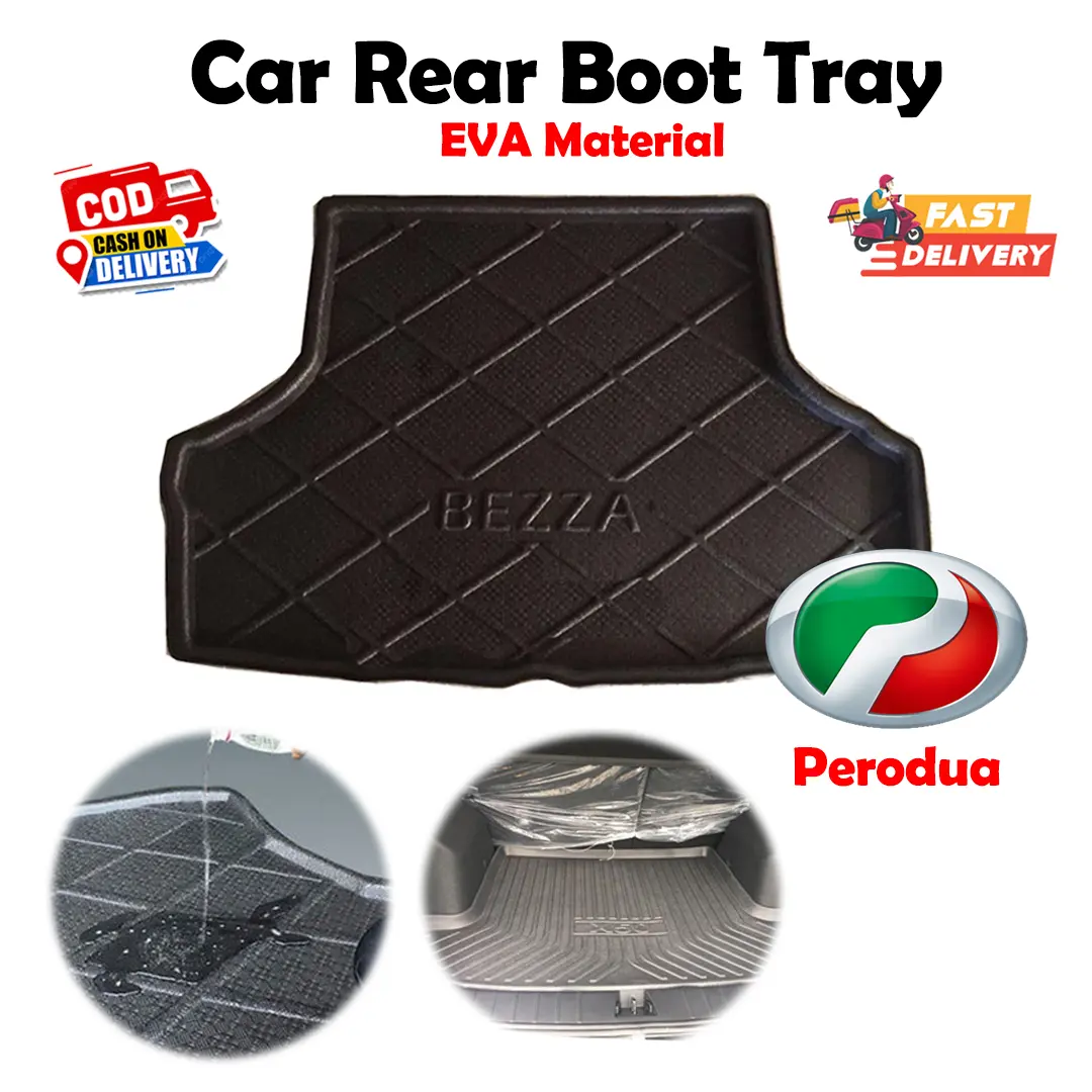 [COD] For PERODUA EVA Copolymer EVA Boot Tray Luggage Cargo Reusable Rear Trunk Tray DIY Dulang But Kereta Custom Fit OEM Waterproof Accessories Automotive Rubber