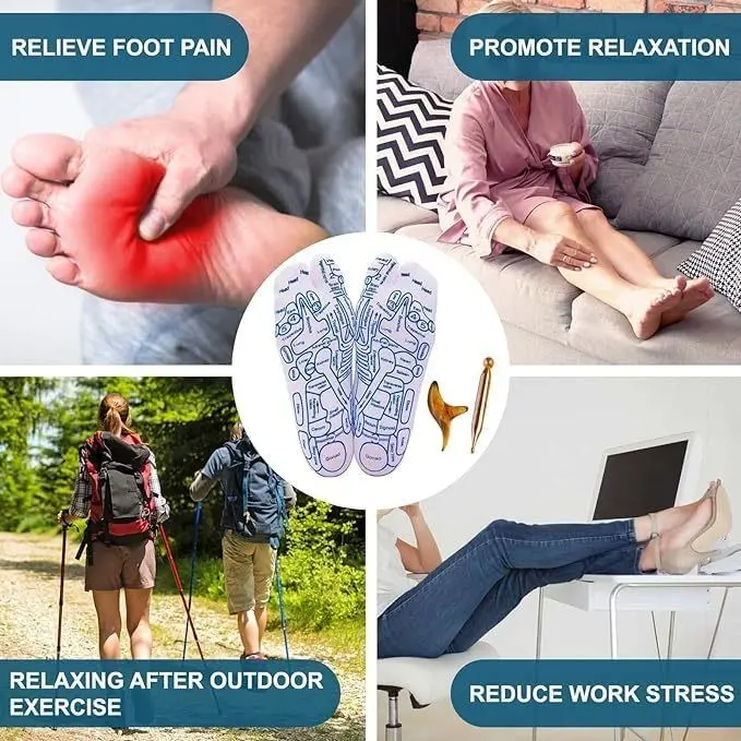 Kaos Kaki Pijat Akupuntur Massage Socks Therapy Pijat Terapi Titik Refleksi 5