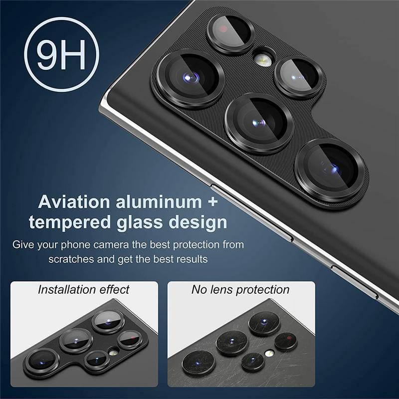 Product Introduction of Samsung camera lens protective film for Samsung S24 S23 ultra / S24 S23 PLUS integrated CD pattern rear film camera glass rear camera protective film 22